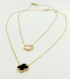 S925 sterling silver four-leaf clover necklace, a light luxury and niche collarbone chain for girls, 2022 new style birthday gift for your girlfriend to smile slightly Application Scenario